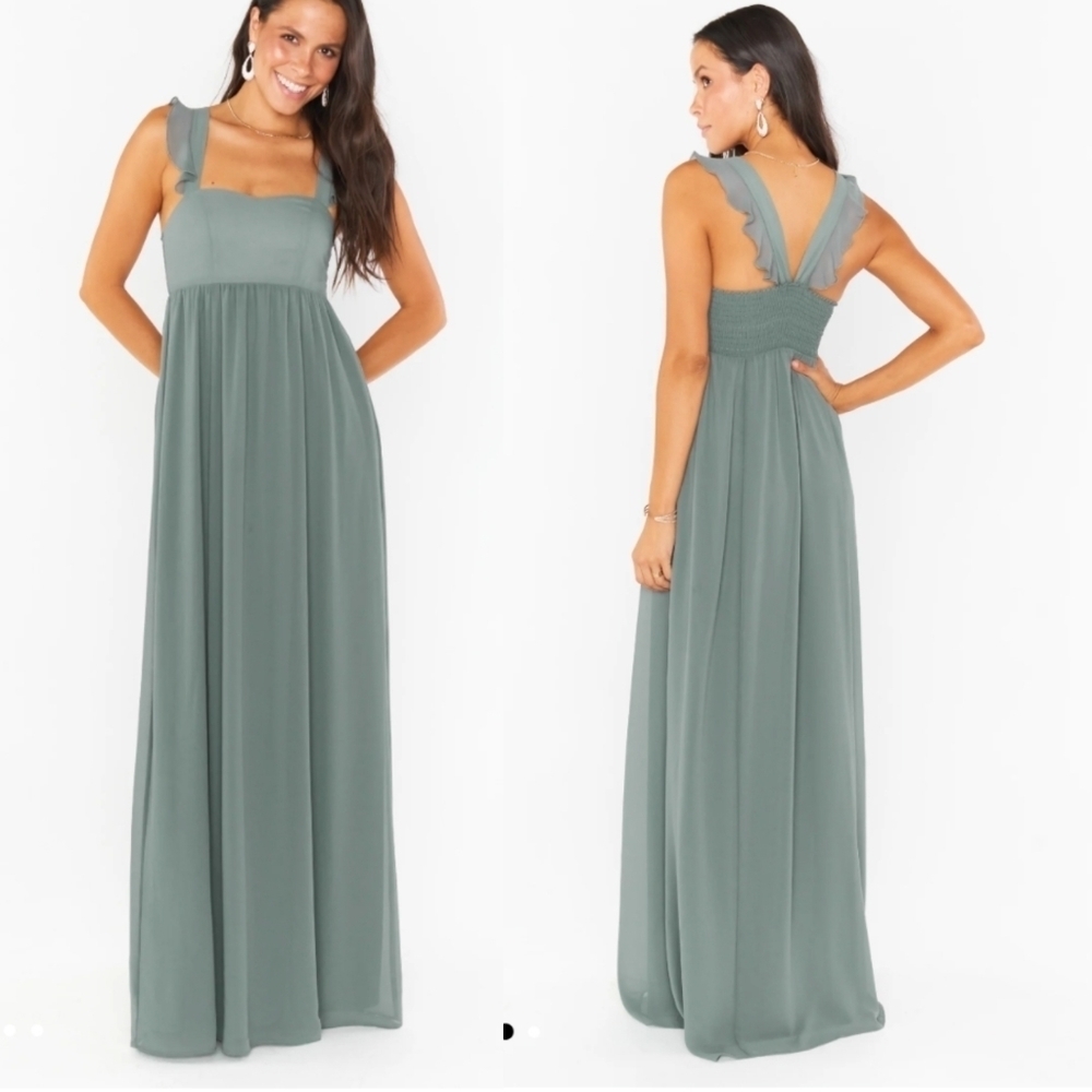 Show Me Your MuMu Maxi Dress in Sage - Picture 15 of 15